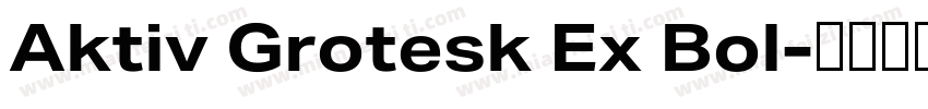 Aktiv Grotesk Ex Bol字体转换